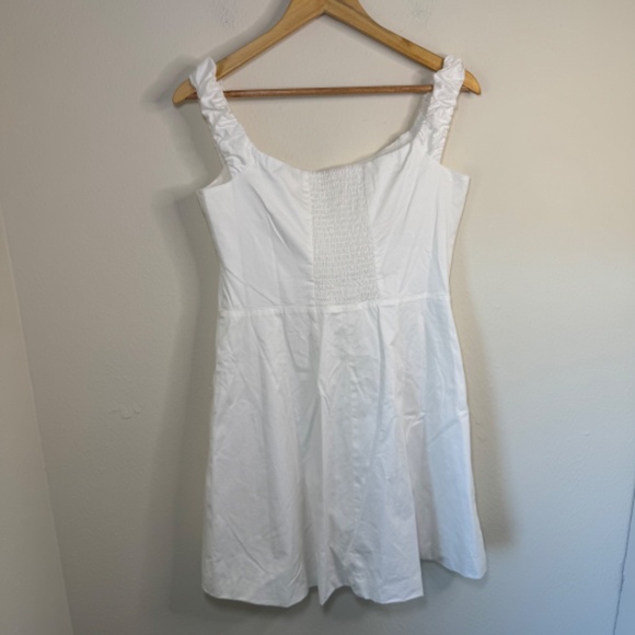 Favorite Daughter Dress Size 12 White Sleeveless Off Shoulder Lovesick Mini - Picture 5 of 6